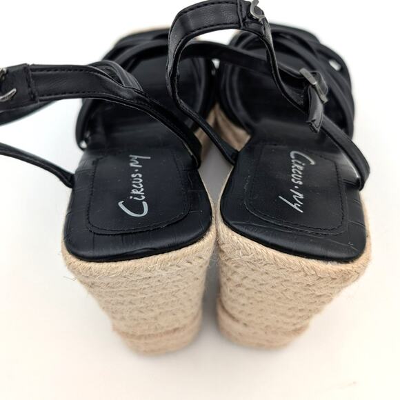 Circus NY Irene Strappy Espadrille Platform Wedge Sandals Women's Size US9.5M - Picture 5 of 11